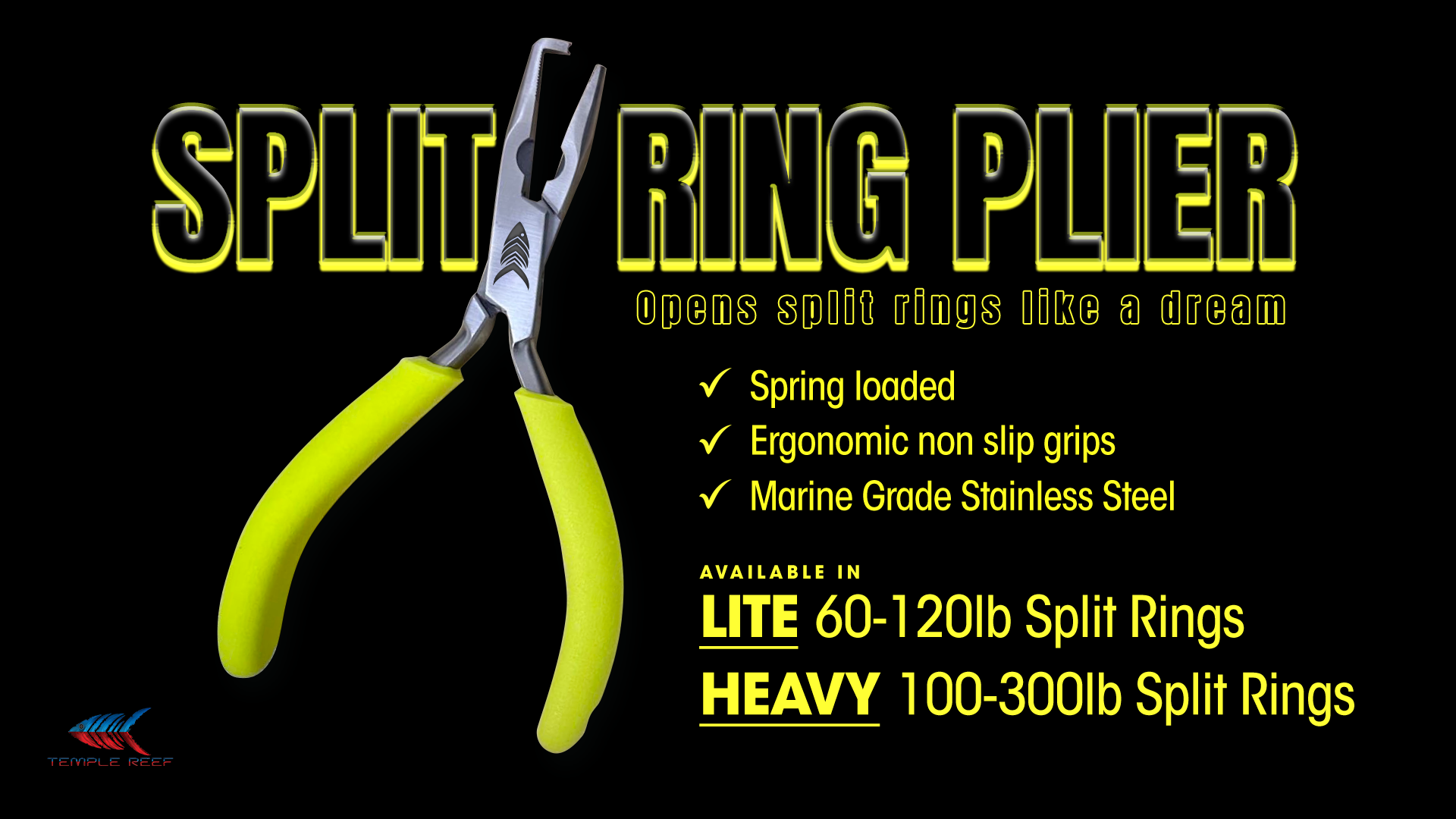 Angler's Heavy Duty Split Ring Pliers