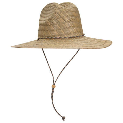 Hat - Otto - OTTO CAP 170-1325 Straw Lifeguard Hat w/Adjustable Cord