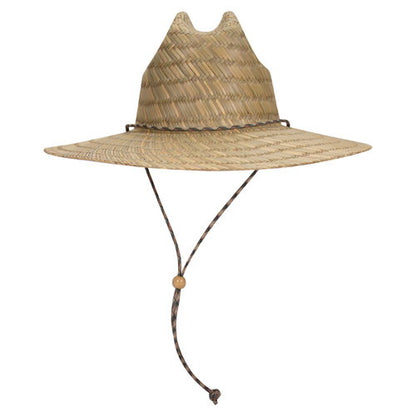 Hat - Otto - OTTO CAP 170-1325 Straw Lifeguard Hat w/Adjustable Cord