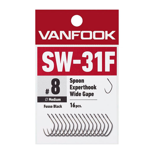 Freshwater Hook - Vanfook - SW-31F Spoon Experthook Wide Gape Medium Wire