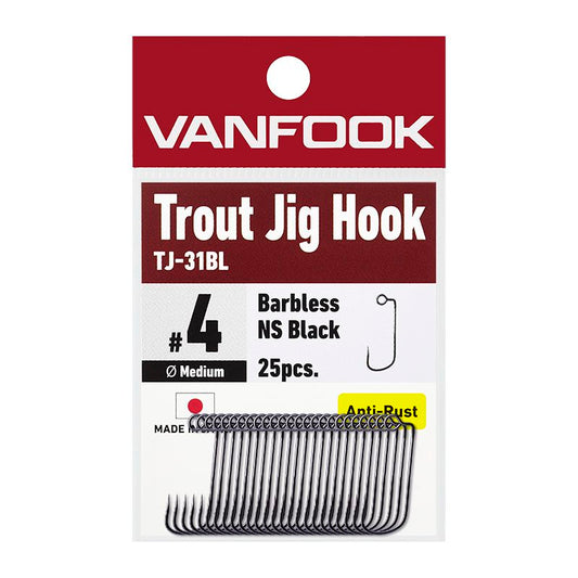Freshwater Hook - Vanfook - TJ-31BL Trout Jig Hook